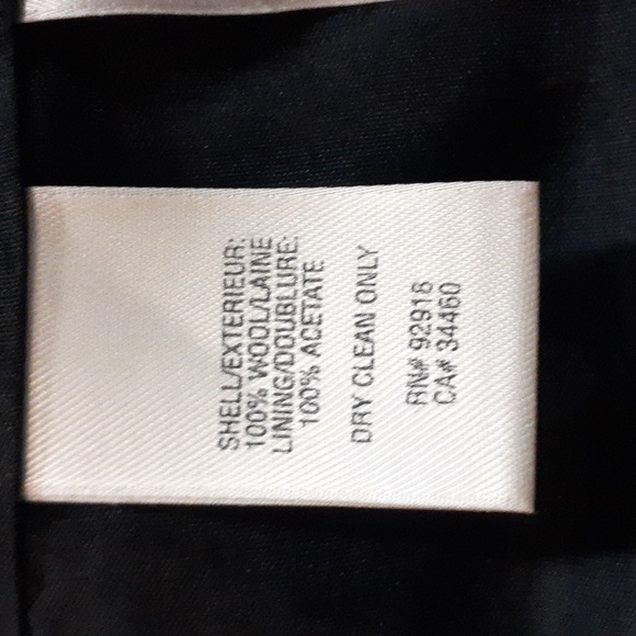 Juicy Couture Women's Cropped /  Capri Dress Pants Black Wool Size 27 - Picture 6 of 7